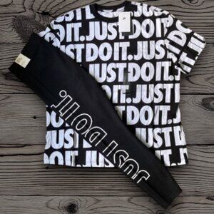 NIKE 2 piece matching just do it outfit swoosh set size XL women bundle NEW